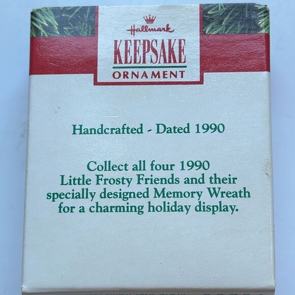 New in box vintage 1990 Hallmark miniature Little Seal Keepsake Ornament - Picture 2 of 5
